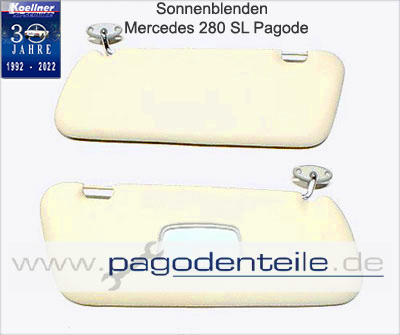 Sonnenblenden Mercedes 280 SL Pagode W 113